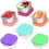Salad Dressing Containers, Leak-Proof Sauce Containers Reusable for Lunch Boxes, Picnics, Office and Kitchen Storage 1