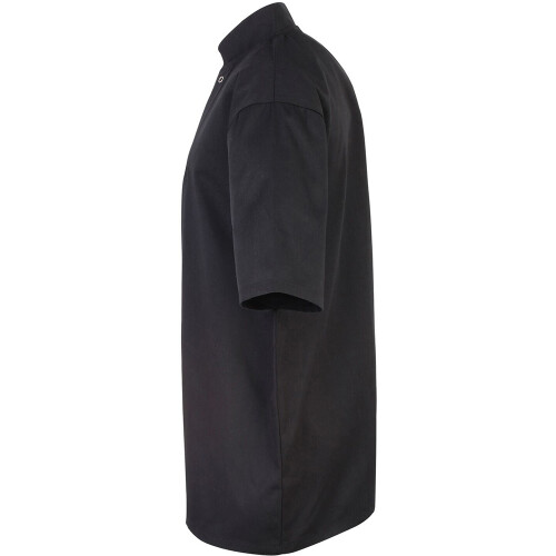 Premier (XL, Black) Premier Unisex Studded Front Short Sleeve Chefs Jacket 2