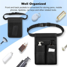Massage Bottle Bag, Professional Massage Therapist Holster for 2 Bottles, Lotion Oil Waist Holder Organizer