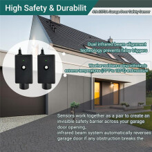 41A4373A Garage Door Safety Sensor for LiftMaster & Chamberlain Openers Sensor and Bracket