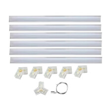 Lampe LED Nid D'Abeille à Monter Soi-Même pour Garage, Lampe LED Hexagonale, Éclairage pour Atelier, Salon de Coiffure, Réparation de Carrosserie,