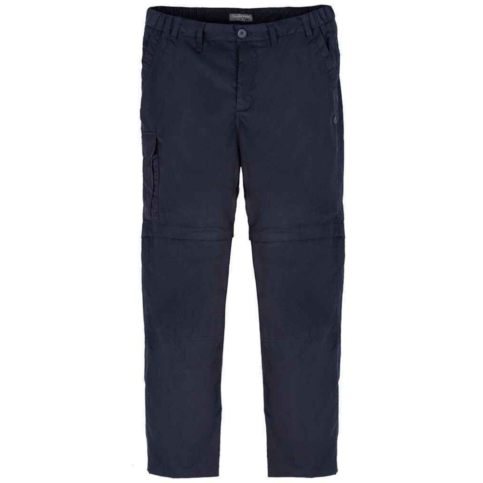 Craghoppers (42S, Dark Navy) Mens Expert Kiwi Convertible Cargo Trousers