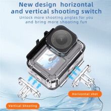 45M Waterproof Case for OSMO Action 3 4 5 Pro Camera Accessories Underwater Diving Housing High Definition Cover