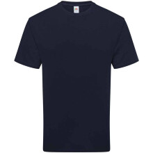 (XL, Deep Navy) Fruit of the Loom Unisex Adult Cotton T-Shirt