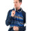 HEAD (L, Blue) Head Mens Geometric Pattern Regular Raglan Sweatshirt 3