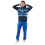 HEAD (L, Blue) Head Mens Geometric Pattern Regular Raglan Sweatshirt 5