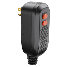 Replacement Plug Assembly Auto Reset 15 Amp 3 Prongs,Ground Fault Circuit Interrupter Safety Plug US Plug