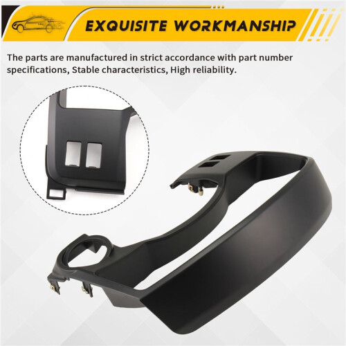 Instrument Decorative Frame Dashboard Border 68240-ZZ50A for  TITAN 2008-2015 Black