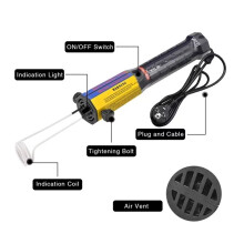 Magnetic Induction Heater 1000W Portable Flameless Induction Heater Machine 3 Coils Car Repair Tool Heater Kit EU Plug