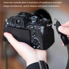 Quick Release Camera Shoulder Wrist Strap Connector Buckle Adapter Plate for DSLR SLR Anchor