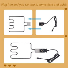 Electric Smoker and Grill Heating Element Replacement Part Smoker Heating Element for Master-Built Smokers US Plug