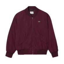(10 UK, Red) Lacoste Womens/Ladies Oversized Bomber Jacket