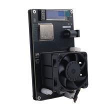 Para Bitaxe DIY BTC Solo Miner BM1397AG Chips 10W Operación Silenciosa de Bajo Consumo 320GH/S Minero de Cadena de Bloques Enchufe BR