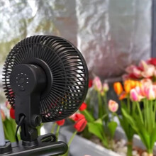 Grow Tent Clip Fan 6In with Redesigned Long-Life EC Motor,10 Dynamic Wind Speeds,for Hydroponics Circulation Cooling(EU)