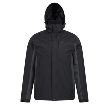 (XXS, Grey) Mountain Warehouse Mens Thunderstorm 3 in 1 Waterproof Jacket