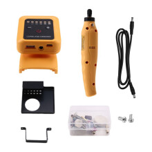 Kit de Meuleuse Électrique 80 W, Vitesse à Vide Jusqu'à 18 000 Tr/Min, Meuleuse Électrique Rechargeable à Monter Soi-Même pour Batterie pour 18