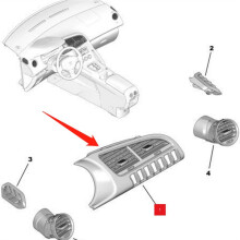 Auto-Instrumentenpaneel met Luchtrooster 823113 voor 3008 5008 308 CC SW 408 T73,B