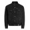 Guess (M, Black) Guess Mens Plain Denim Chest Pocket Trucker Jacket 1