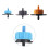 200pcs Pressure Compensating Drip Emitters 2L/4L/8L Drip Irrigation Emitters Garden Irrigation System 2L 6