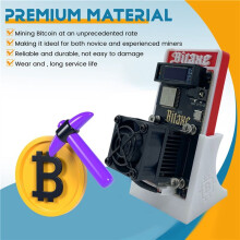 For Bitaxe Gamma 601 BTC Bitcoin Miner 1.2TH/S 18W Solo Miner BM1370 Asic Chip From S21 Pro Wth Stand EU Plug
