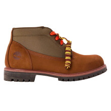 (7 UK, Medium Brown) Timberland Mens Premium Leather Mid Cut Chukka Boots