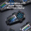Motorcycle Helmet  Intercom,Helmet Wireless Headset with LED HD Digital Display Intercom Distance 1800ft 5
