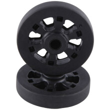 60x11mm Luggage Wheels Replacement Wear Resistant PU Caster Suitcase Replacement Wheels Luggage Double Wheel