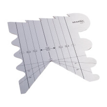 Kearing Aluminium Snijliniaal voor Het Snijden en Afdichten van Stoffen Linten, Perfect voor Quilten en Knutselen