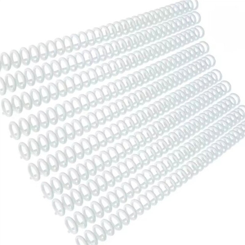 20pcs Plastic 30-Hole Loose Leaf Binders Ring Combs 85 Sheets Capacity for DIY Notebook Album Transparent