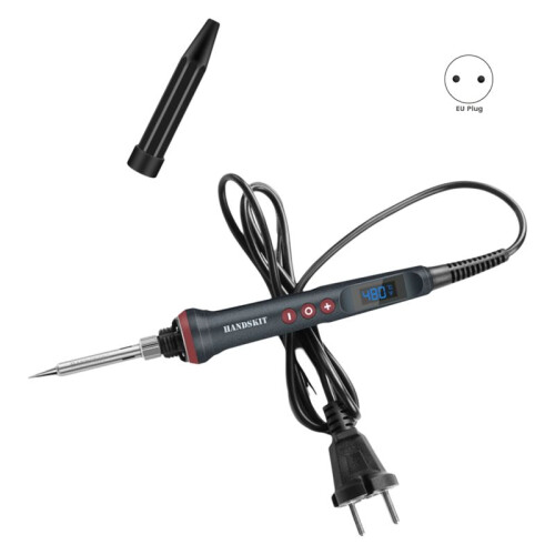 HANDSKIT 90W Four-Wire Digital Display Temperature Control Internal Heating Soldering Iron, 220V EU Plug 1