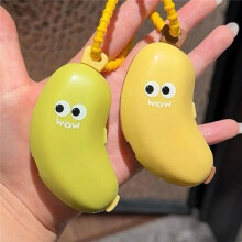Toothpaste Dispenser, Cute and Fun Banana Shape Travel Toothbrush Storage Box, Toothbrush Lid Holder 3 Yellow + 3 Green