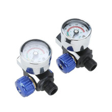 Air Regulator Air Regulator Valve Airbrush Regulator Set for Airbrush and Air Tools 2 Pcs 1/4inch