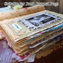 Paper Handmade Paper Sheets: 100Pcs Vintage Paper Sheets for Calligraphy Drawing Writing Art