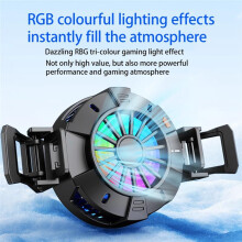 2-in-1 Magnetische en Clip- Telefoonkoelventilatorradiator voor Smartphone/Tablet voor Gamen, Videogesprekken en Live-Uitzendingen