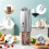 1PC Sensing Electric Salt and Pepper Grinder Set Adjustable Spice Mills for Kitchen Automatic Cordless Gadget 3