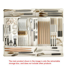 Ensemble D'Organiseurs en Plastique Polyvalents et Réglables - Léger et Capacité pour Bureau, Tiroir, Bar à Café, Cuisine et Bureau.