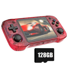 R46H Retro Handheld Game Console 128G 20000+ Games 4.2 Inch Screen Portable Video Player Gamepad Support 10+ Emulator A