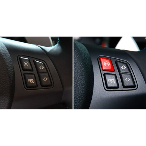 Red Steering Wheel M Mode Button Mode  Button for  3 Series M3 E90-E93 2007-2013 1