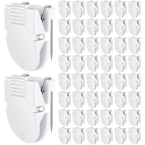 50Pcs Cubicle Clips Fabric Panel Cubicle Accessories Fabric Partition Panel Wall Clip Office Photos Wall for Notes Memos