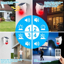 Tuya WiFi Solar PIR Sensor Alarm Infrared Motion Sensor Solar Powered PIR Detector IP65 Waterproof APP Remote Monitor