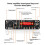 2x100W 12V Amplifier Audio Player BT 5.0 MP3 Decoder Board MP3 Player Car FM Radio Module USB Mic Record Call 5