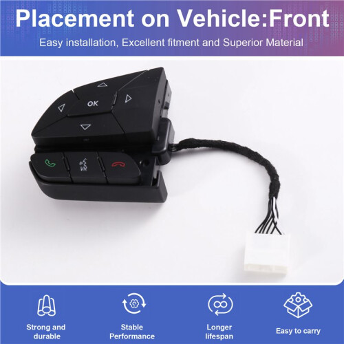68321893AA Commande Audio EVIC au Volant pour  pour  2014-2018