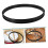 Peças de Instrumento de Percussão de Aro de Metal de 16 Polegadas para Caixa e Bumbo, Instrumento de Percussão 5