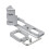 For  E-M10III Camera L Bracket Hand Grip Quick Release Plate Camera Accessories Silver 5