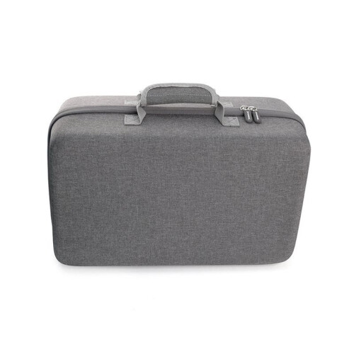 For PS5 PRO Hard Shell Carrying Case Storage Bag for PS5 Slim Console Controllers for  5 Slim Console Gray