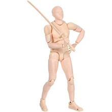 Künstlerpuppen, Kunstpuppen, Zubehör, Zeichenwerkzeuge, Kleines Zeichenfigurenmodell zum Skizzieren, Malen, Figur, B