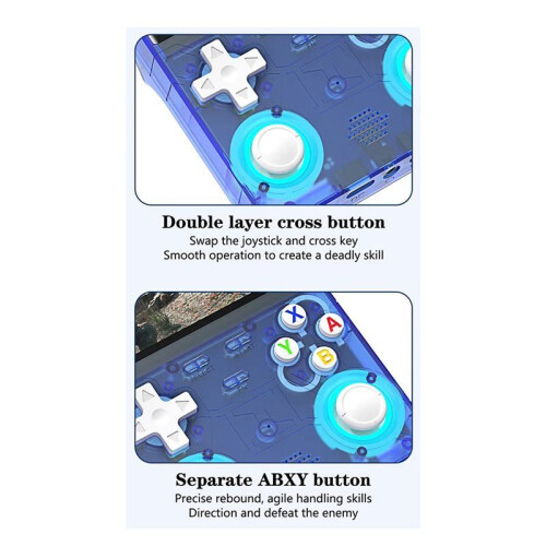 R36 Ultra Retro Handheld Game Console 4.0-Inch Open-Source Linux System 64GB Portable Video Player Handheld Game B 2