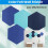 5Pcs/Set Hexagon  Board Hexagonal  Wall Sticker Multifunction 3D Decorative Home Message Board Self-Adhesive Kids Room Baseboard  Series 3