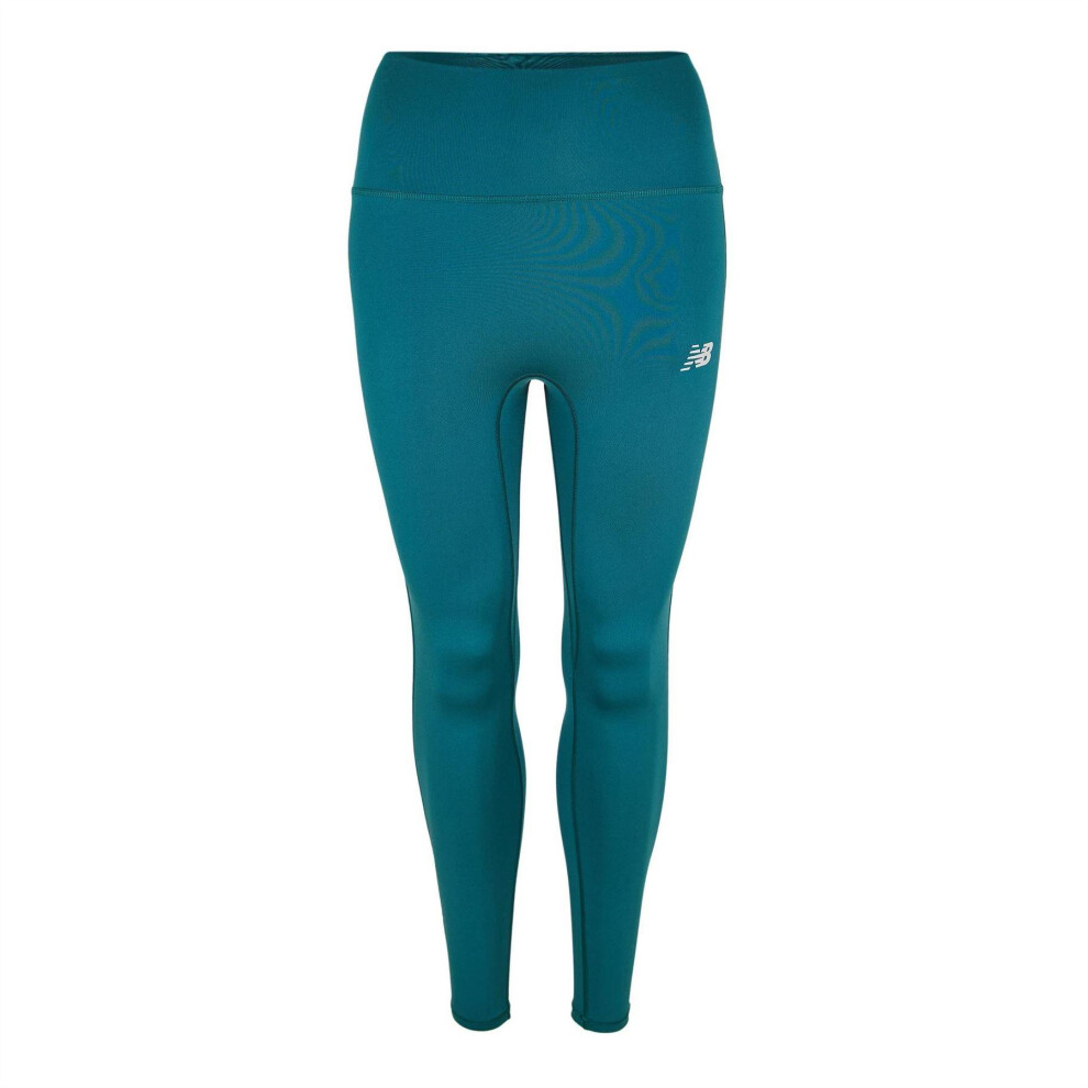 New Balance (14 Uk, Green) Womens/Ladies Fitted Leggings
