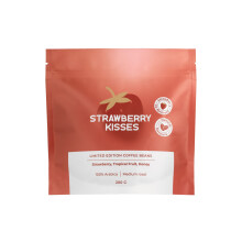 Limited-edition coffee beans Strawberry Kisses (strawberry co-ferment), 200 g